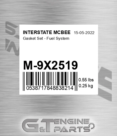 M-9X2519 Gasket Set - Fuel System for INTERSTATE MCBEE