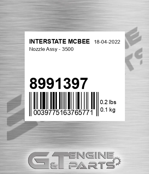 8991397 Nozzle Assy - 3500