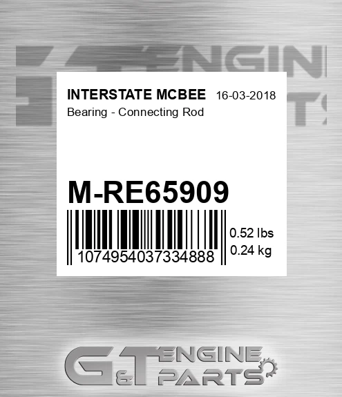 M-RE65909 Bearing - Connecting Rod
