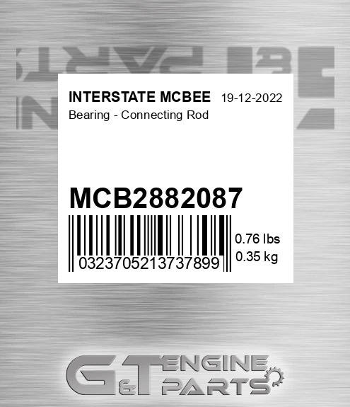 MCB2882087 Bearing - Connecting Rod