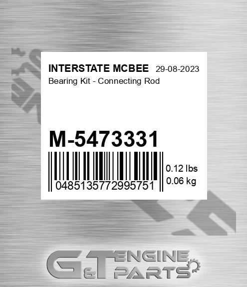 M-5473331 Bearing Kit - Connecting Rod