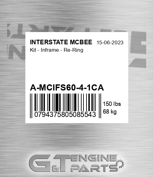 A-MCIFS60-4-1CA Kit - Inframe - Re-ring