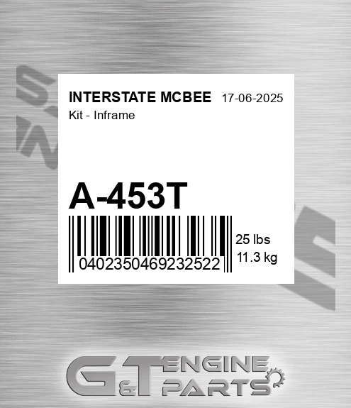 A-453T Kit - Inframe
