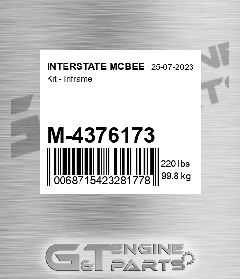 M-4376173 Kit - Inframe