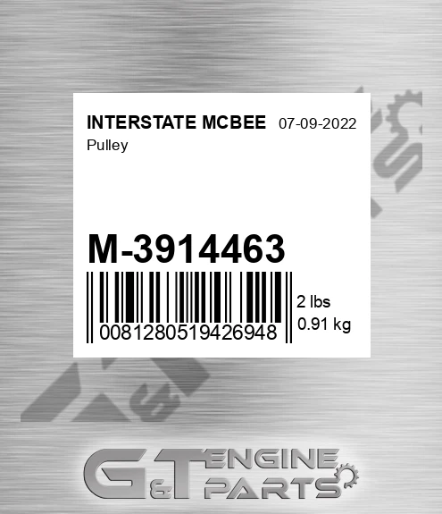 M-3914463 Pulley