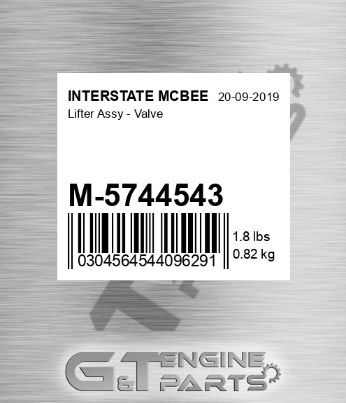 M-5744543 Lifter Assy - Valve