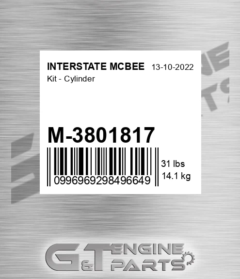 M-3801817 Kit - Cylinder