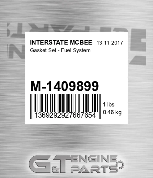 M-1409899 Gasket Set - Fuel System for INTERSTATE MCBEE