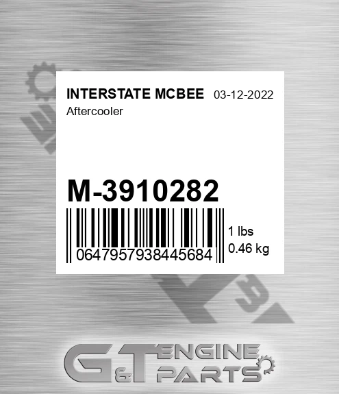 M-3910282 Aftercooler