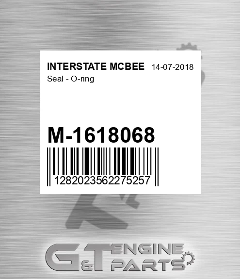 M-1618068 Seal - O-ring