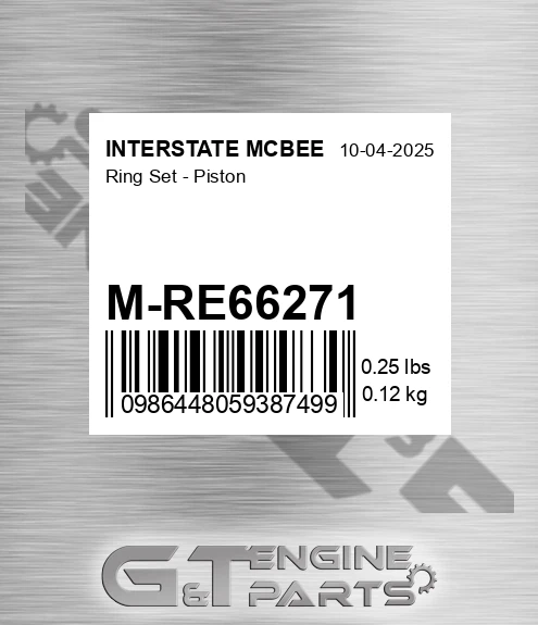 M-RE66271 Ring Set - Piston