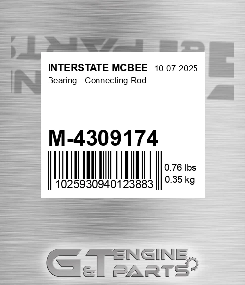 M-4309174 Bearing - Connecting Rod