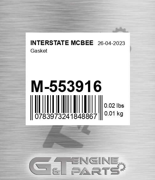M-553916 Gasket