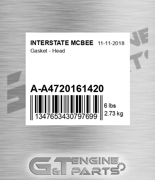 A-A4720161420 Gasket - Head