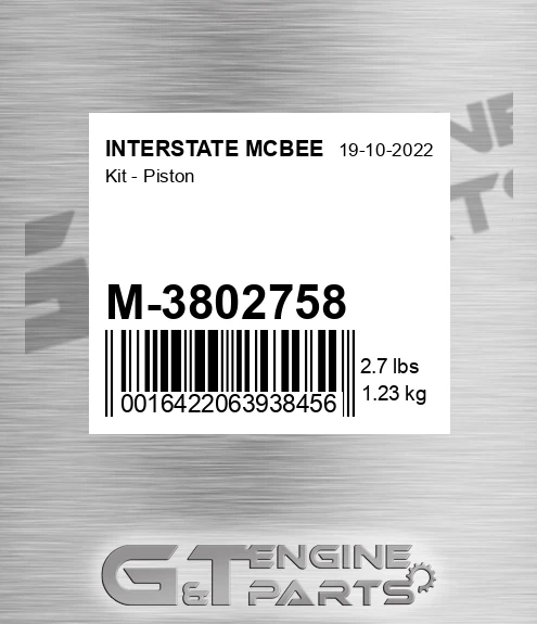 M-3802758 Kit - Piston