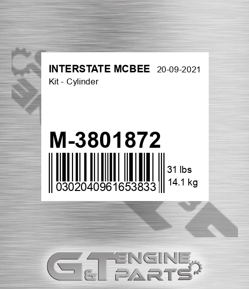 M-3801872 Kit - Cylinder