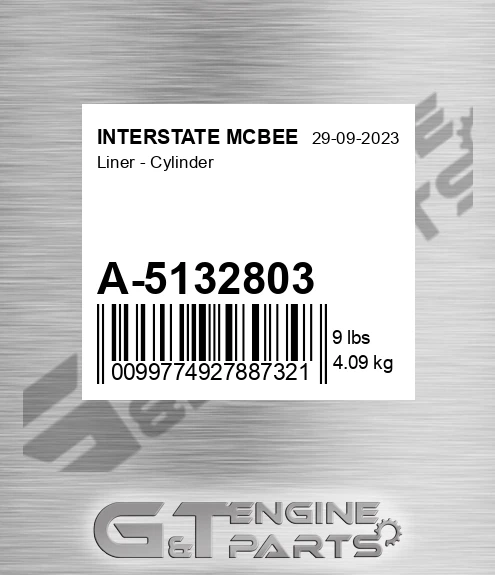 A-5132803 Liner - Cylinder for INTERSTATE MCBEE