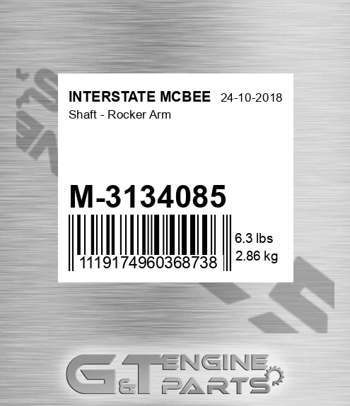 M-3134085 Shaft - Rocker Arm