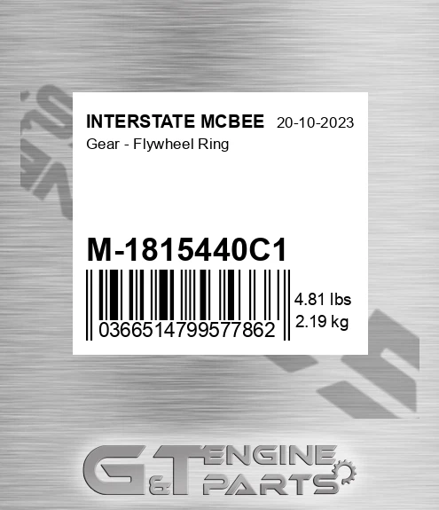 M-1815440C1 Gear - Flywheel Ring