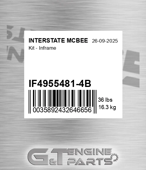 IF4955481-4B Kit - Inframe