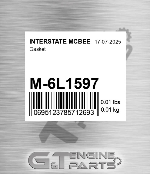 M-6L1597 Gasket
