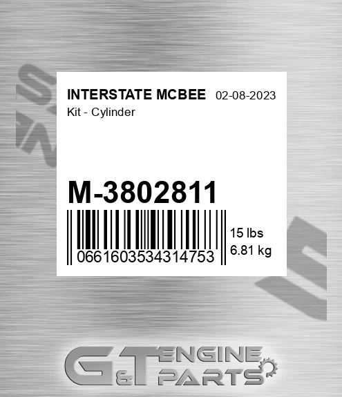 M-3802811 Kit - Cylinder