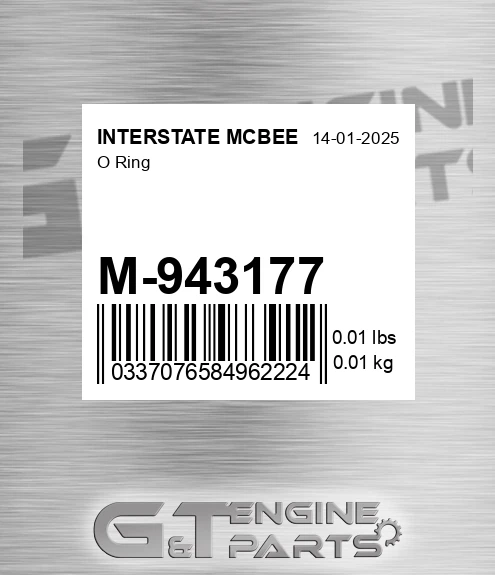 M-943177 O Ring