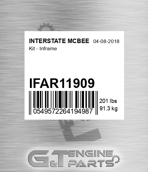 IFAR11909 Kit - Inframe