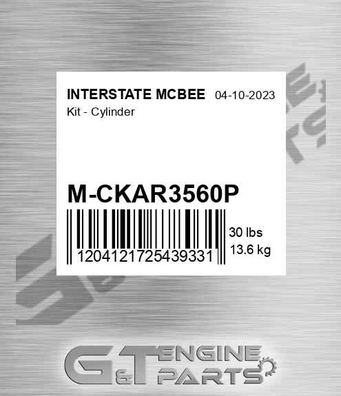 M-CKAR3560P Kit - Cylinder