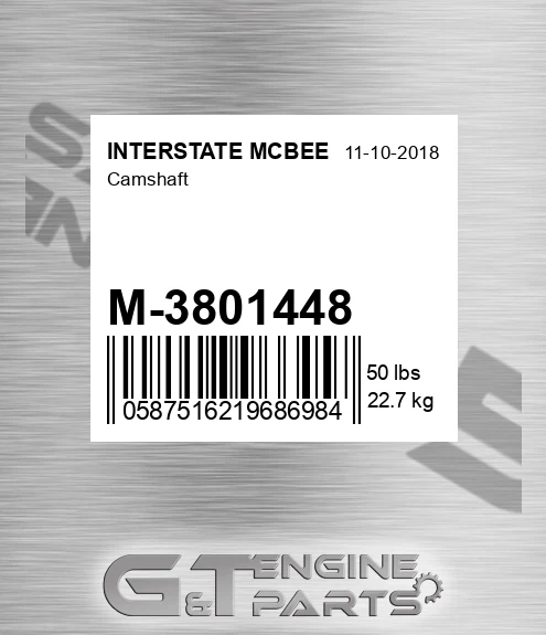 M-3801448 Camshaft