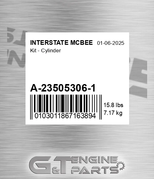 A-23505306-1 Kit - Cylinder