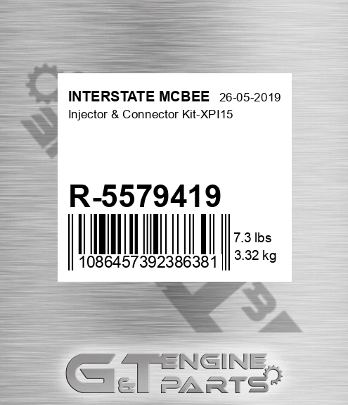 R-5579419 Injector & Connector Kit-xpi15