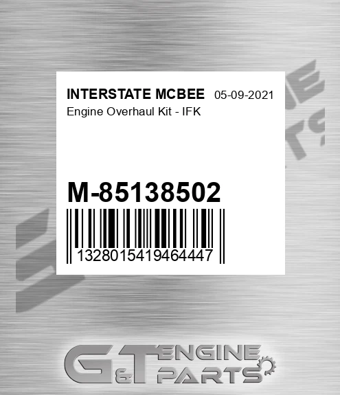 M-85138502 Engine Overhaul Kit - Ifk
