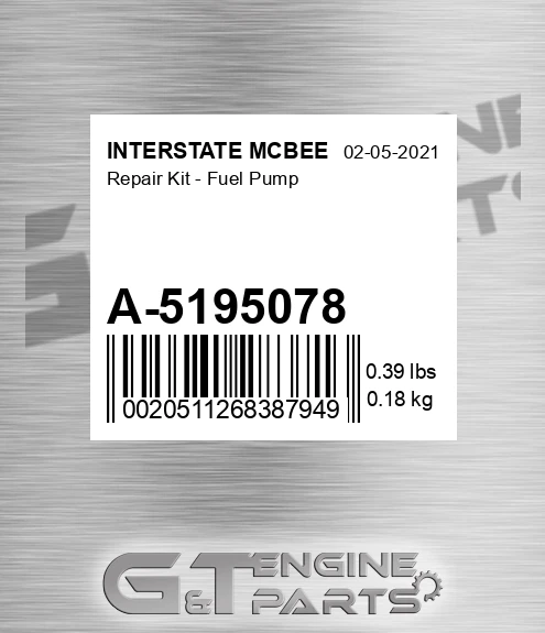 A-5195078 Repair Kit - Fuel Pump