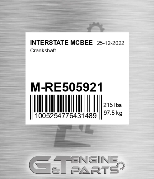 M-RE505921 Crankshaft