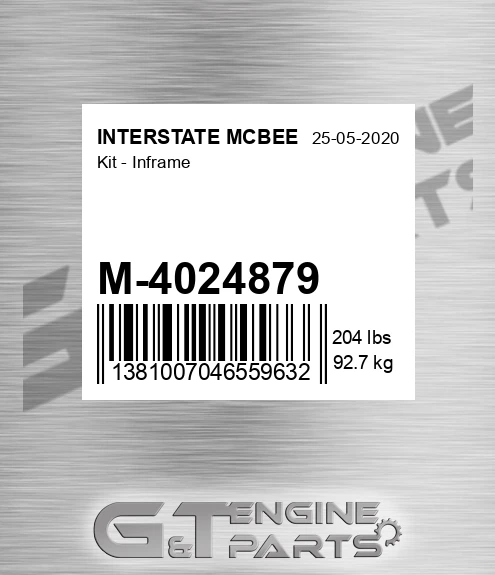 M-4024879 Kit - Inframe
