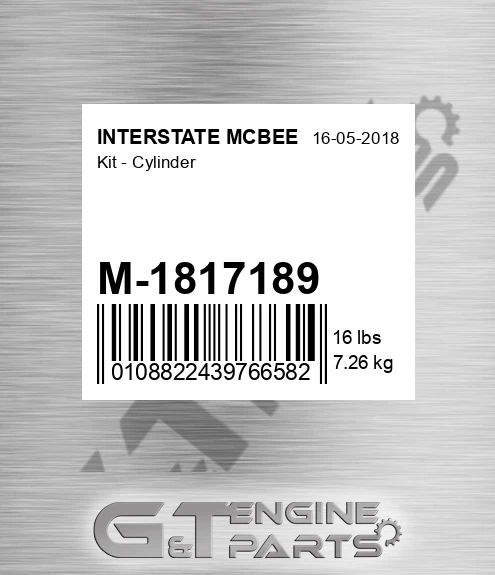 M-1817189 Kit - Cylinder