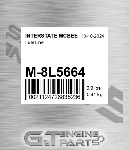 M-8L5664 Fuel Line for INTERSTATE MCBEE