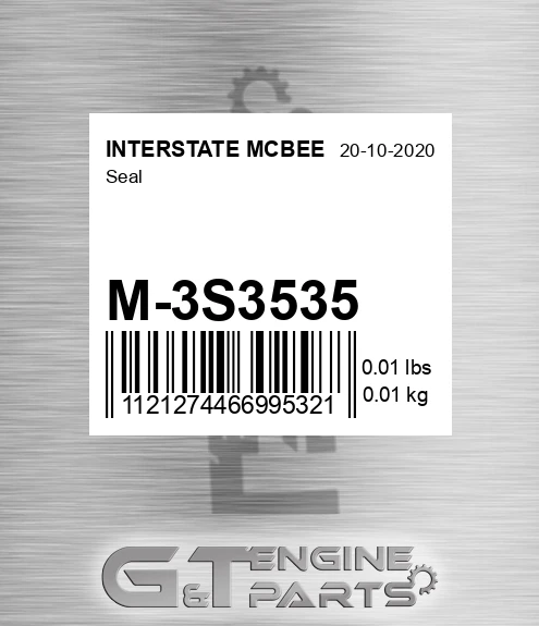 M-3S3535 Seal for INTERSTATE MCBEE