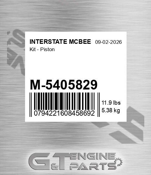 M-5405829 Kit - Piston