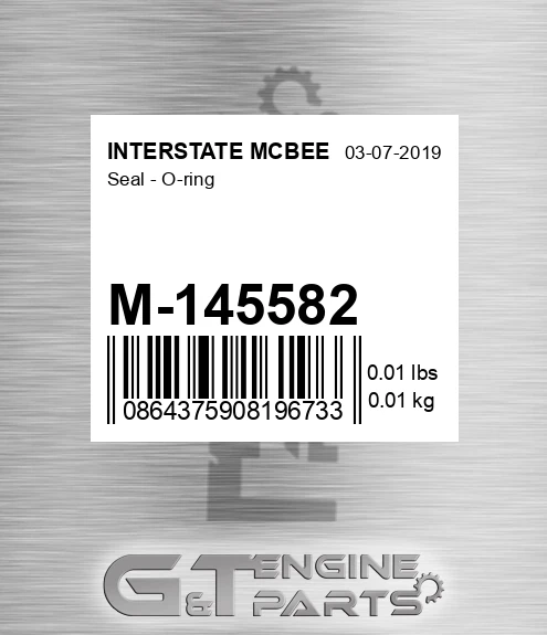 M-145582 Seal - O-ring