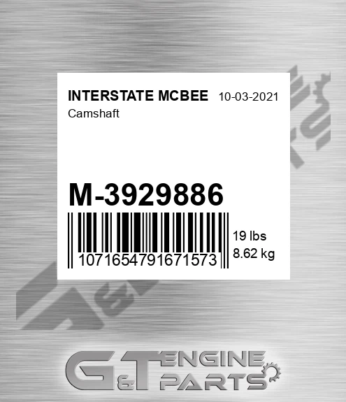 M-3929886 Camshaft