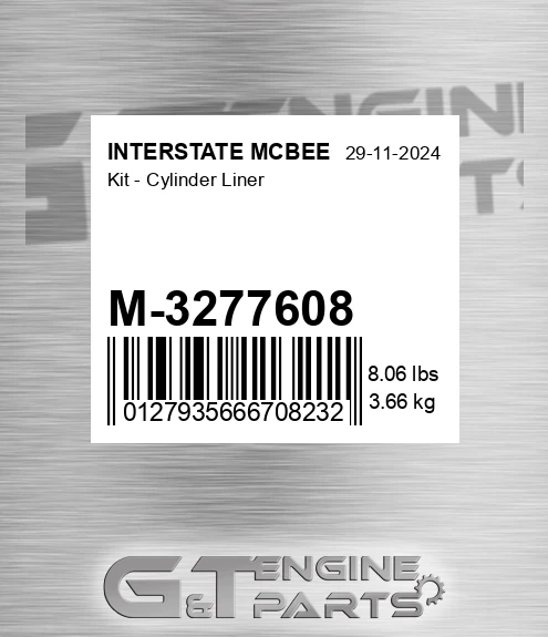 M-3277608 Kit - Cylinder Liner