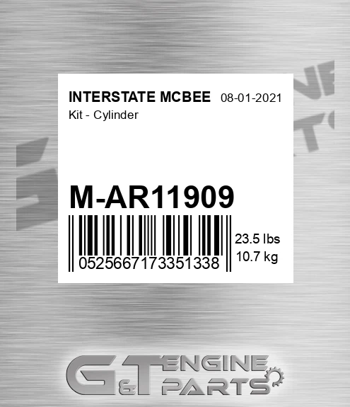 M-AR11909 Kit - Cylinder
