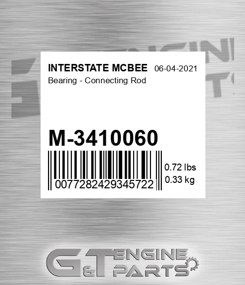 M-3410060 Bearing - Connecting Rod