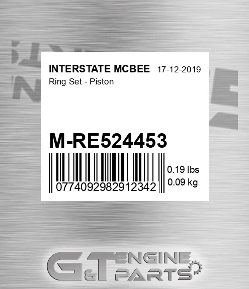 M-RE524453 Ring Set - Piston