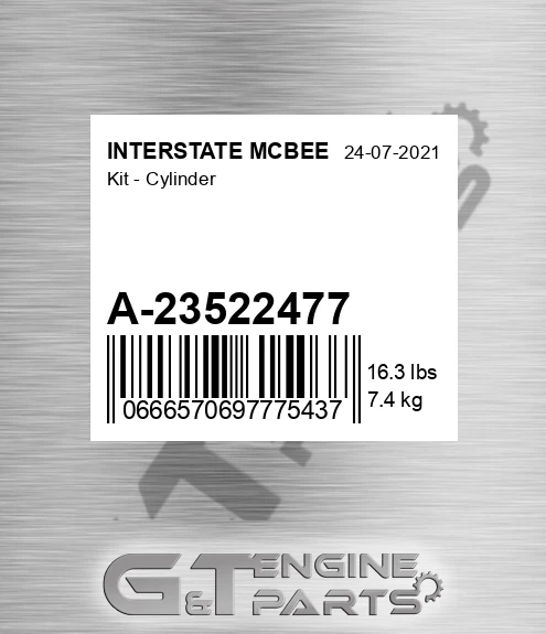 A-23522477 Kit - Cylinder for INTERSTATE MCBEE