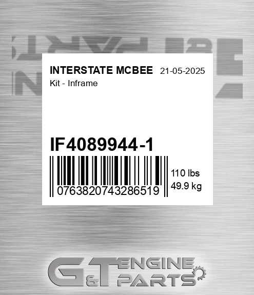 IF4089944-1 Kit - Inframe