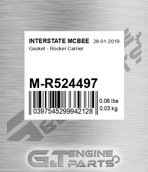 M-R524497 Gasket - Rocker Carrier