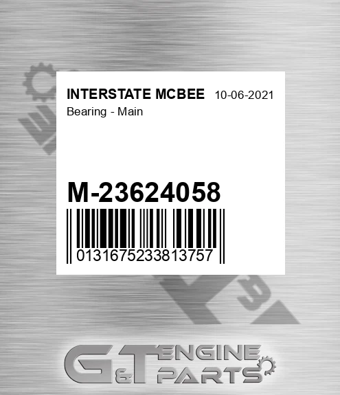 M-23624058 Bearing - Main